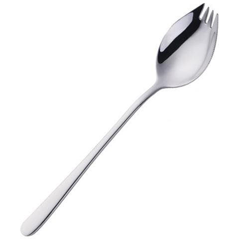 Set Di 4 Spork In Acciaio Inossidabile All-in-one - Combinazione Multifunzionale Di Cucchiaio, Forchetta E Coltello - Foto 2