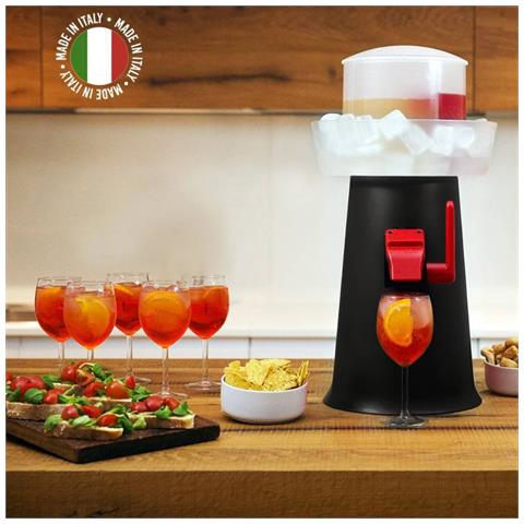 Kit Completo Nero Con 12 Bicchieri Sacca Rossa Resistente 6 Vaschette Aperibox Durevoli E Tappetino Antiscivolo Il Set Completo Di - Foto 1