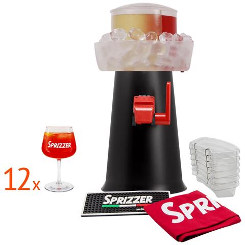 Kit Completo Nero Con 12 Bicchieri Sacca Rossa Resistente 6 Vaschette Aperibox Durevoli E Tappetino Antiscivolo Il Set Completo Di - Foto 2