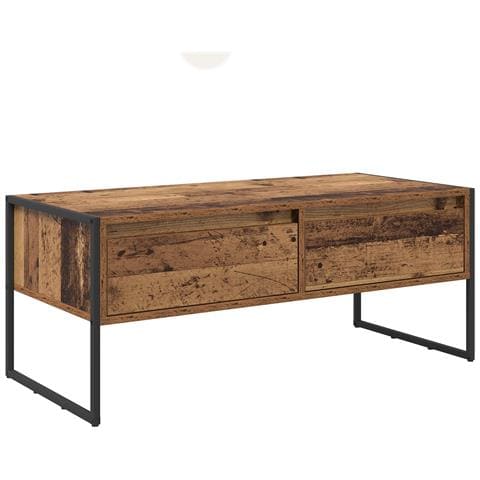 Tavolino da salotto con cassetto Legno vecchio 100 x 46 x 40 cm - Foto 1