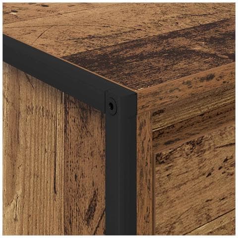 Tavolino da salotto con cassetto Legno vecchio 100 x 46 x 40 cm - Foto 9