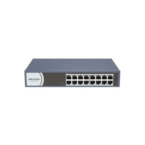 Switch Pro Series DS-3E0116R-O 16 Porte Fast Ethernet Non Gestito Montabile a Parete - Foto 1