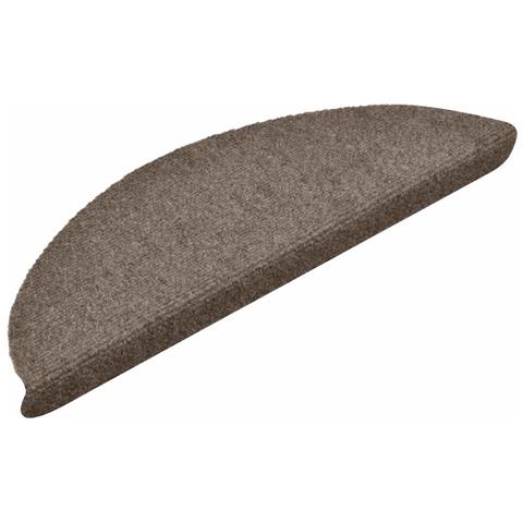 Tappetini per scale autoadesivi 30 pz 56x17x3 cm beige semicircolari - Foto 2