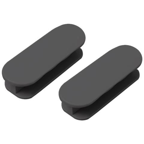 4 Paia Maniglie Autoadesive Per Cassetti E Ante - Installazione Facile Senza Trapano Black - Foto 2