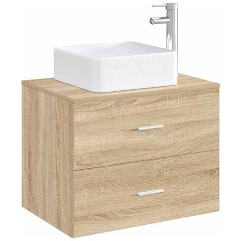 Lavabo da bagno Cromato 49 x 37 x 14 cm Metallo - Foto 2