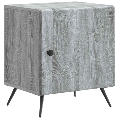 Armadio da Notte Grigio Sonoma 43 x 34,5 x 50 cm - Foto 1