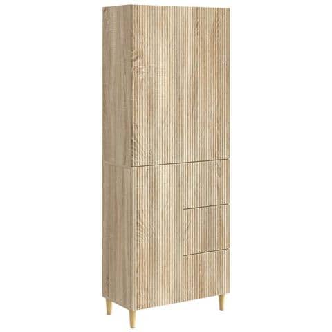 Set di armadi 2 pcs 66 x 34,5 x 90 cm Legno ingegnerizzato - Foto 1
