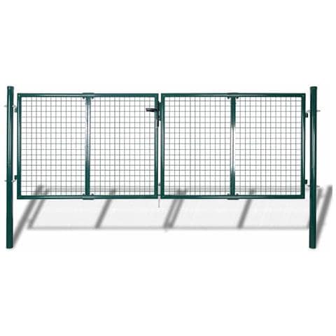 Cancello per Giardino in Rete Metallica 289x75 cm / 306x125 cm - Foto 1