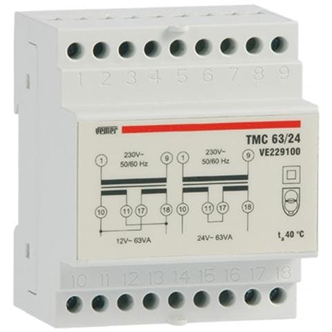 Trasformatore Modulare 4 Moduli Tmc63/24 Ve229100 - Foto 1