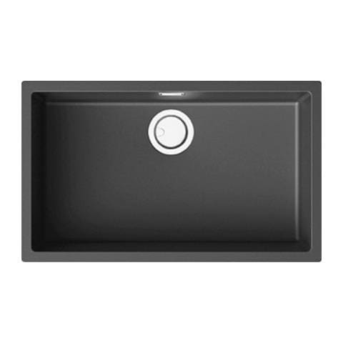 Lavello Zen 130 Keratek Plus 75x45 cm 1 vasca Colore Dark Grey 99 - Foto 1