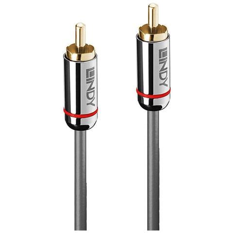 35338 Cavo Audio 0,5 M Rca Antracite (0.5m Digital Audio Cabel, - Cromo Line - Warranty: 120m) - Foto 2