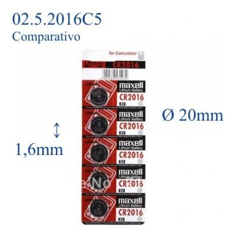5 Pile Cr 2016 Batterie 3v - Foto 2