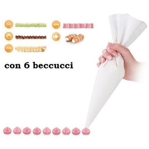 Sac À Poche Tescoma Con 6 Beccucci Bianco - Foto 7