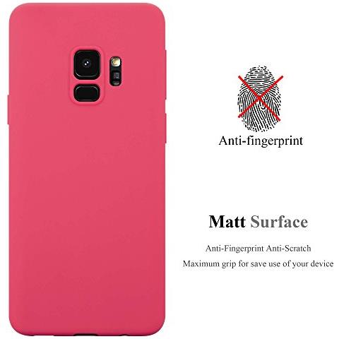 Custodia Compatibile Con Samsung Galaxy S9 In Candy Rosso - Coperchio Protettivo In Silicone Tpu Flessibile - Foto 2