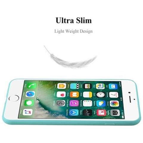 Custodia Compatibile Con Apple Iphone 8 Plus / 7 Plus / 7s Plus In Candy Blu - Coperchio Protettivo In Silicone Tpu Flessibile - Foto 8