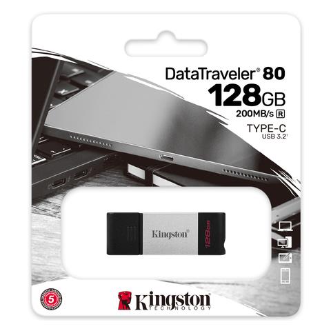 Chiavetta USB 128 GB DataTraveler 80 Interfaccia USB 3.2 Colore Argento / Nero - Foto 5