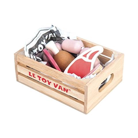 Carne Di Mercato Delle Api In Legno Supermercato Fingere Giocare Negozio Cibotv189 - Foto 1