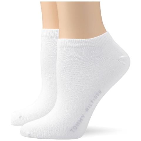 Damen Sneaker Flag 4er Pack, Abbigliamento Da Donna, Bianco (weiß (white)), 39/42 - Foto 1