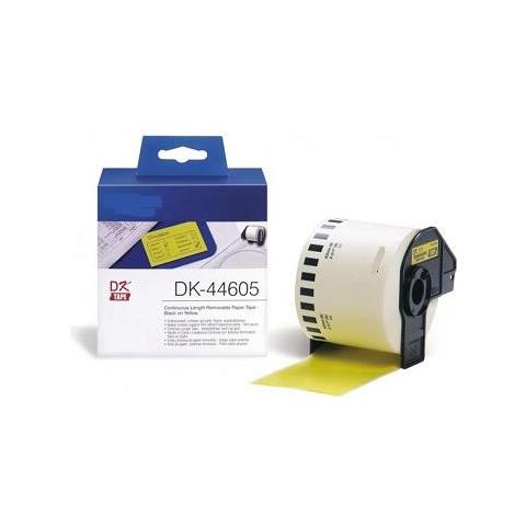Etichette Dk44205 62mmx30.48metri Rimovibili Compatibili Bianche Rotolo Continuo Brother Ql1000 1050 1060 Dk-44205 Con Supporto - Foto 1