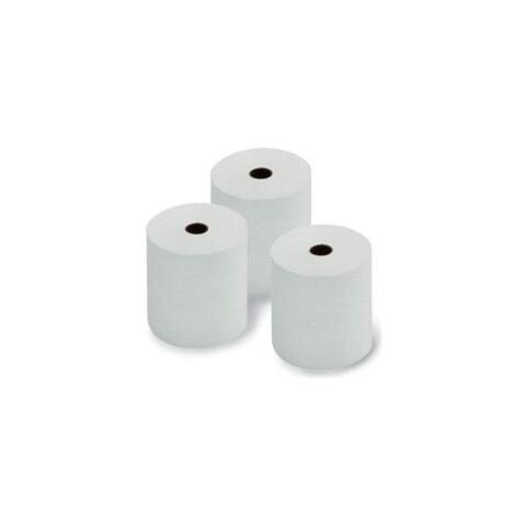 80 mm x 80 m, Diametro anima 12 mm, 55 gr / m2, Bianco - Foto 1