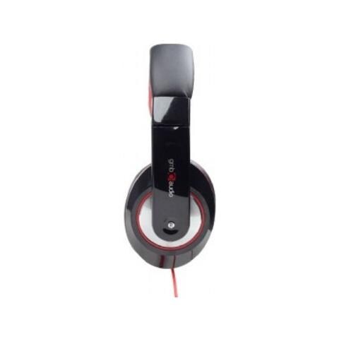 Cuffie a Padiglione MHS-BOS Stereo con Cavo - Rosso Nero - Foto 2