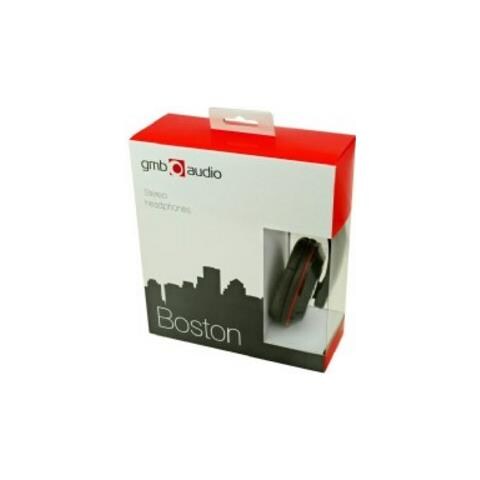 Cuffie a Padiglione MHS-BOS Stereo con Cavo - Rosso Nero - Foto 8