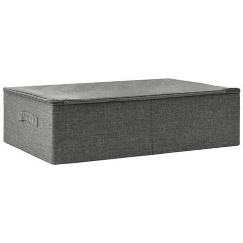 Scatola Portaoggetti in Tessuto 70x40x18 cm Antracite - Foto 1