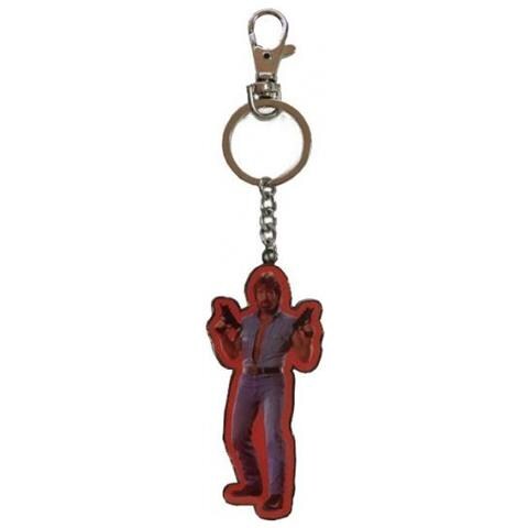 Portachiavi Tough Guy Uzis Alluminio 5 Cm Rosso - Foto 1
