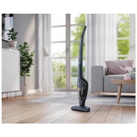 EERC75DB Scopa Ricaricabile 2 in 1 senza Sacco Capacità 0.5 Litri Colore Blu - Foto 2