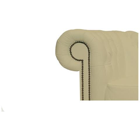 Divano First Class Pelle | 6 Posti | Vaniglia | 12 Anni Di Garanzia - Foto 2