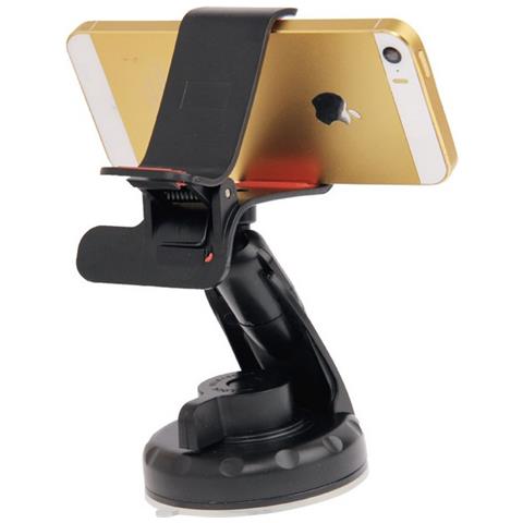 Supporto Car Holder Auto O Universale Stand A Ventosa Da Parabrezza Black-red - Foto 2