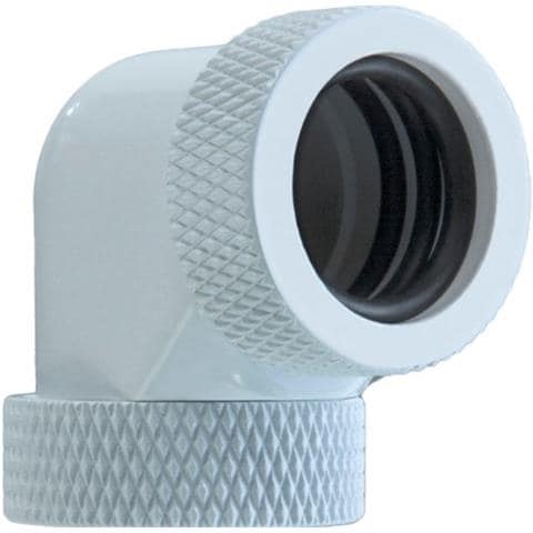 Cofezione 6 pezzi D160906 Raccordi Angolati a 90° con Diametro 16 mm Colore Bianco - Foto 1