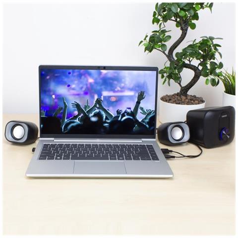 Eminent EM3515 Sset di altoparlanti 11 W PC /PC portatile Nero 2.1 canali 3 W - Foto 2