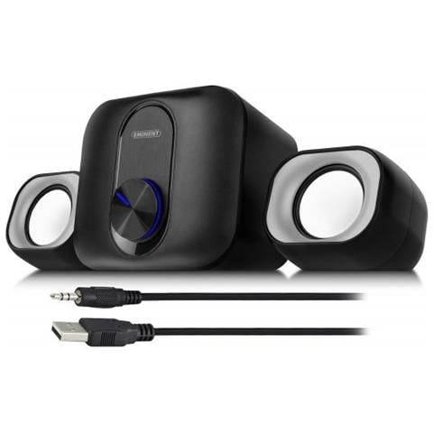 Eminent EM3515 Sset di altoparlanti 11 W PC /PC portatile Nero 2.1 canali 3 W - Foto 1