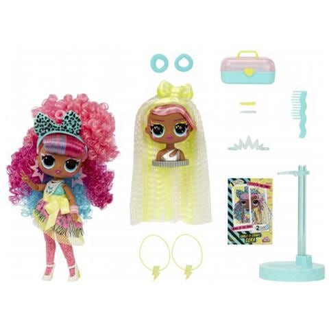 Lol Surprise Tweens Surprise Swap Fashion Doll - Curls-2- Crimps Cora - 1 Bambola Tweens Da 17 Cm, 1 Mini Testa Per Lo Styling E Accessori - Foto 2