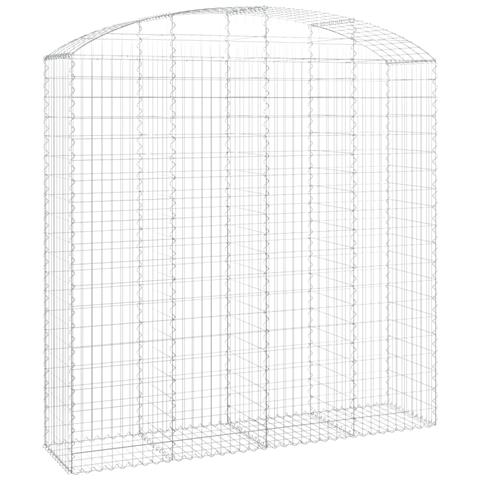 Cesto Gabbione ad Arco 200x50x200/220 cm Ferro Zincato - Foto 1