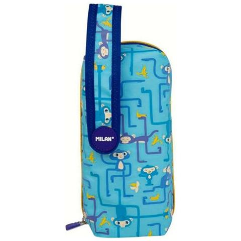 Astuccio Milan Tangled Monkeys 32 Pezzi Azzurro (22,5 X 11,5 X 11 Cm) - Foto 1