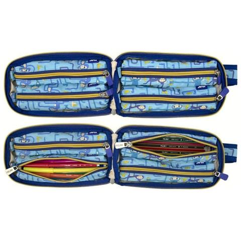 Astuccio Milan Tangled Monkeys 32 Pezzi Azzurro (22,5 X 11,5 X 11 Cm) - Foto 2