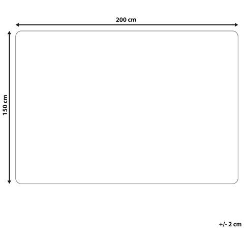 Coperta Pelliccia Sintetica Nero 150 X 200 Cm Delice - Foto 2