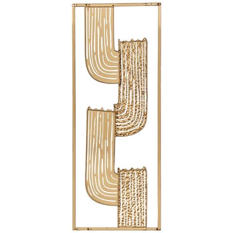Decorazione Da Parete Thulium Metallo 75 Cm Oro - Foto 2