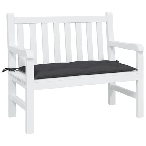 Cuscino Per Panca Nero 100x50x7 Cm In Tessuto Oxford - Foto 1