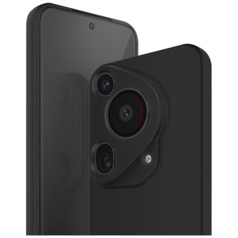 Cover Silicone Per Huawei Pura 70 Ultra Soft-touch Fotocamera Protetta, Nero - Foto 2