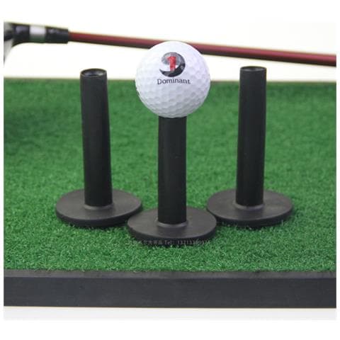 Tee Da Golf In Gomma Per Driving Range 3 Misure 58/68/85 Mm Confezione Da 3 Black - Foto 2