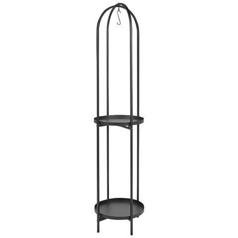 Supporto Per Vasi Tamarix Metallo 35 Cm Nero - Foto 2