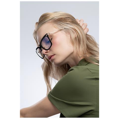 Occhiali Da Gioco E Per Computer- Kaia, Kista Collection - Colore Montatura: Onyx,tinta Lenti: Amber (blocca Il 65% Della Luce Blu E Il 100% Della Luce Uv) -occhiali Bloccanti La Luce Blu - Foto 6