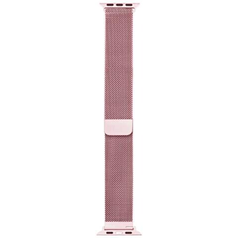 Cinturino Per Apple Watch 42/44/45/49 Mm Milanese, Rosa - Foto 1
