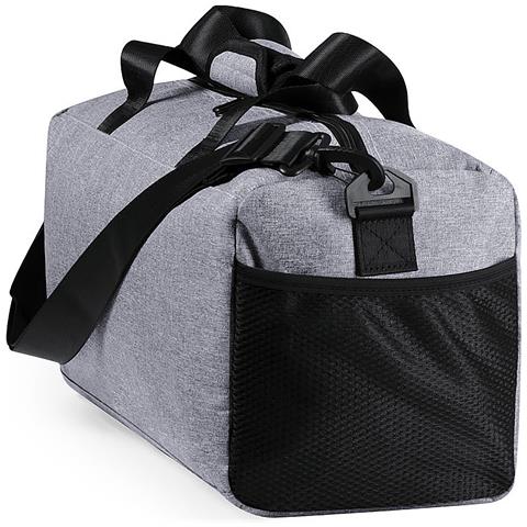 Dam Borsa Da Viaggio  In Poliestere Denim 600d 45x22x21 Cm. Grigio - Foto 2