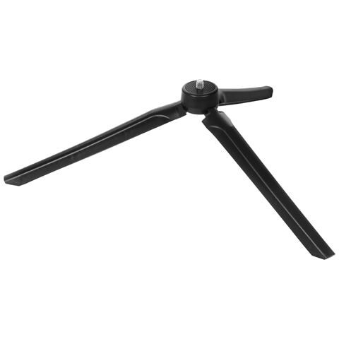 Treppiede Da Tavolo Da 20 Cm Con Filettatura Da 1/4 Di Pollice 0,63 Cm 26x26x9 Cm. Colore Nero - Foto 1