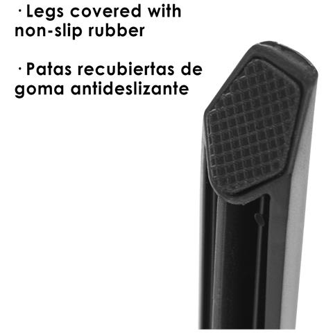 Treppiede Da Tavolo Da 20 Cm Con Filettatura Da 1/4 Di Pollice 0,63 Cm 26x26x9 Cm. Colore Nero - Foto 4