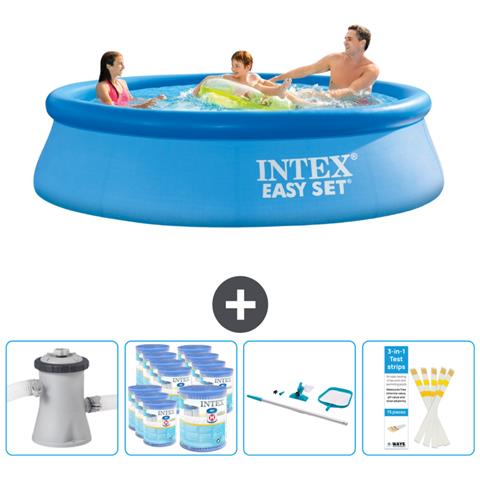 Piscina Fuori Terra - In Giro - 305x305x76 Cm - Blu - Include Accessori Coordinati Cb94 - Foto 1